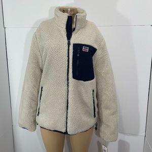 New Levis Fleece Sherpa Jacket